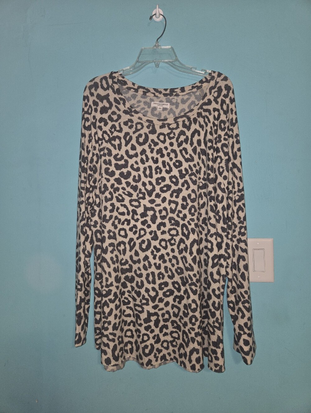 EUC Leopard Print Sweater 3X